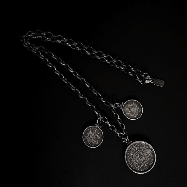 'Three Coins in a Fountain' Necklace