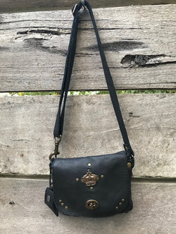 Crown Belt Bag with Antique Brass Hardware